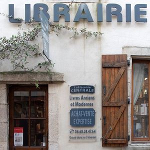Montolieu, Franța librărie