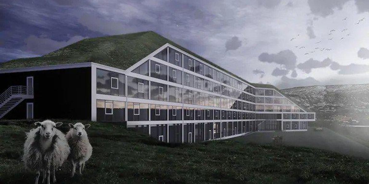 Merész, fenntartható, izgalmas szálloda nyílt a Feröer-szigeteken