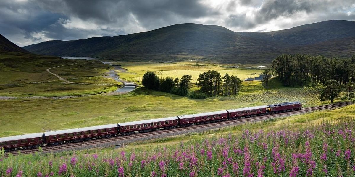 Luxus vonatút Skócián át – wellness-vagonnal