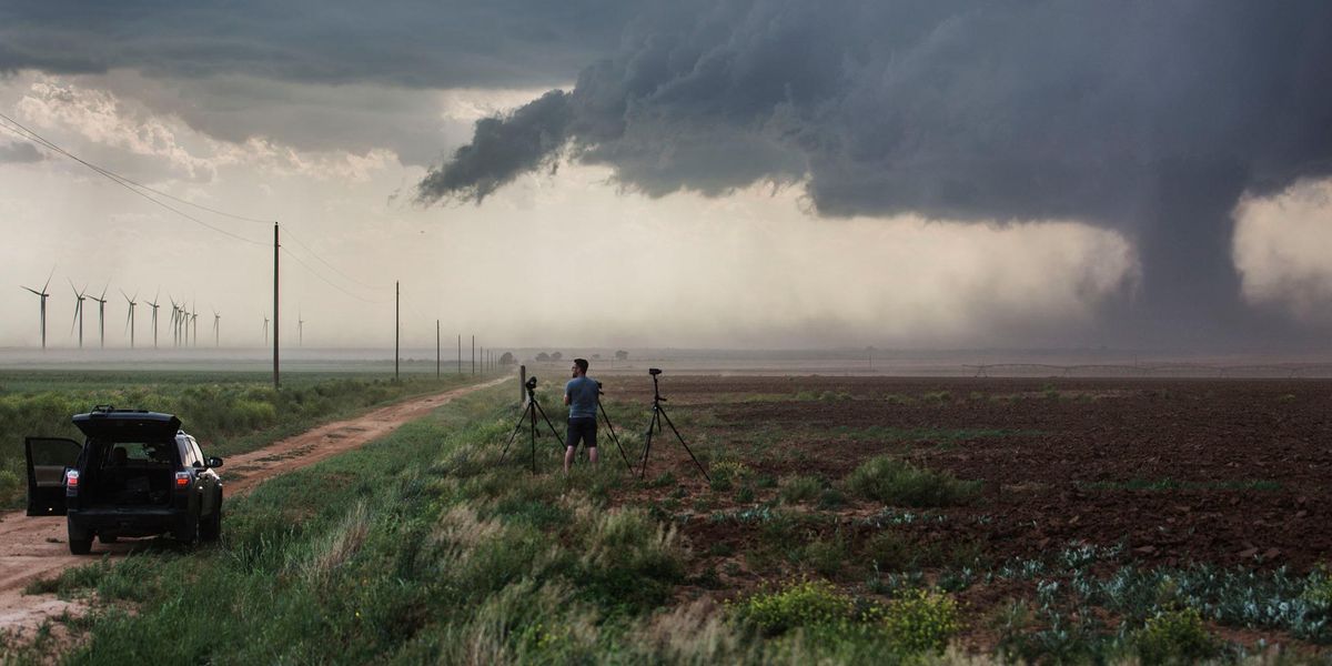 Egy amerikai viharvadász elképesztő felvételei