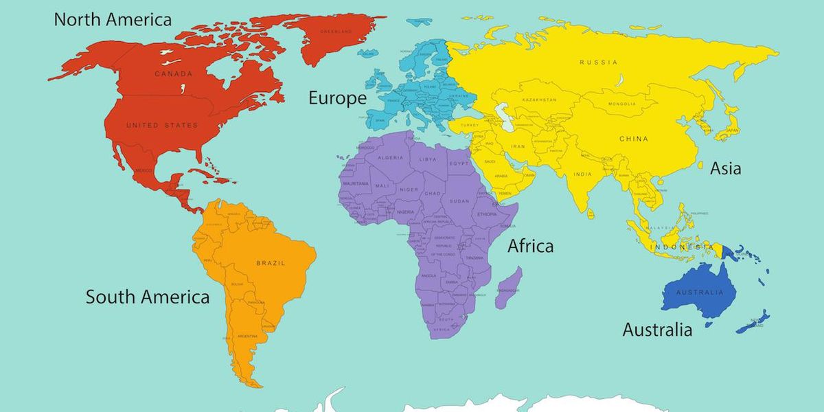 Harta este disproporționată! Cât de mari sunt în realitate unele țări?