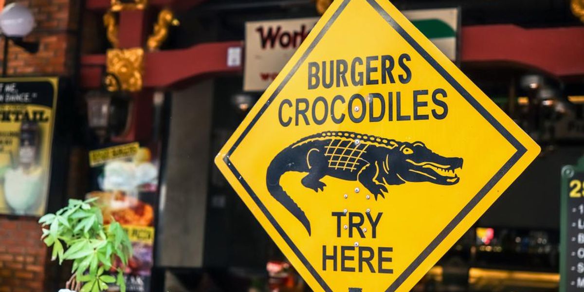 Carnea de crocodil a revenit în gastronomia australiană