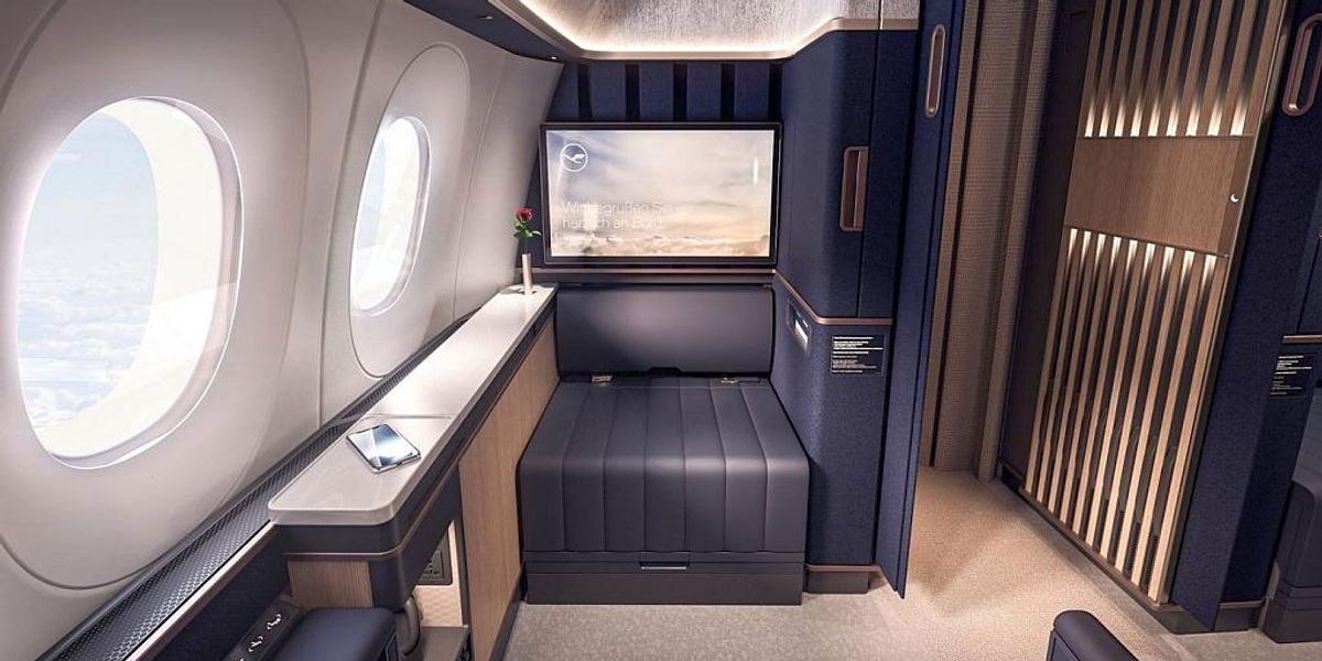 Lufthansa: un nou concept interior, mai confortabil, pentru First Class și Business Class