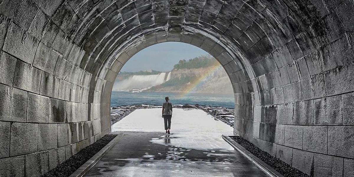 Végre megnyitották a Niagara-vízesés alatt futó óriási alagutat