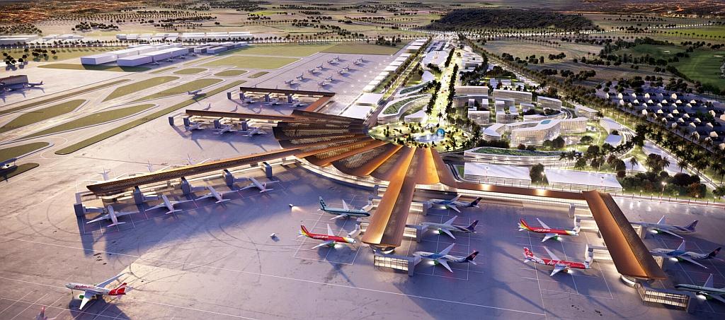 A hagyományos repülőtér már a múlté? Thaiföldön már reptér-városban gondolkodnak!