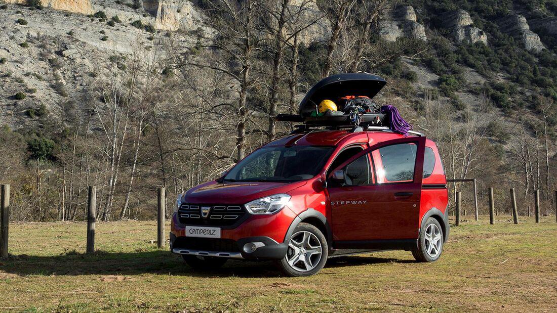 Dacia Dokker transformată în camper