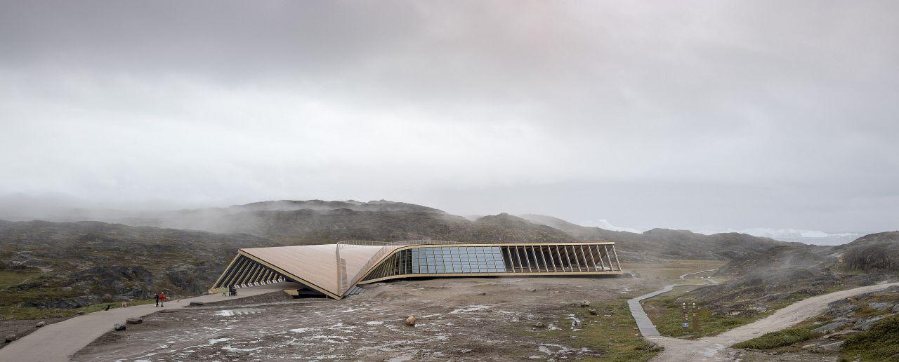 Centrul Icefjord din Groenlanda – o clădire spectaculoasă în mijlocul naturii
