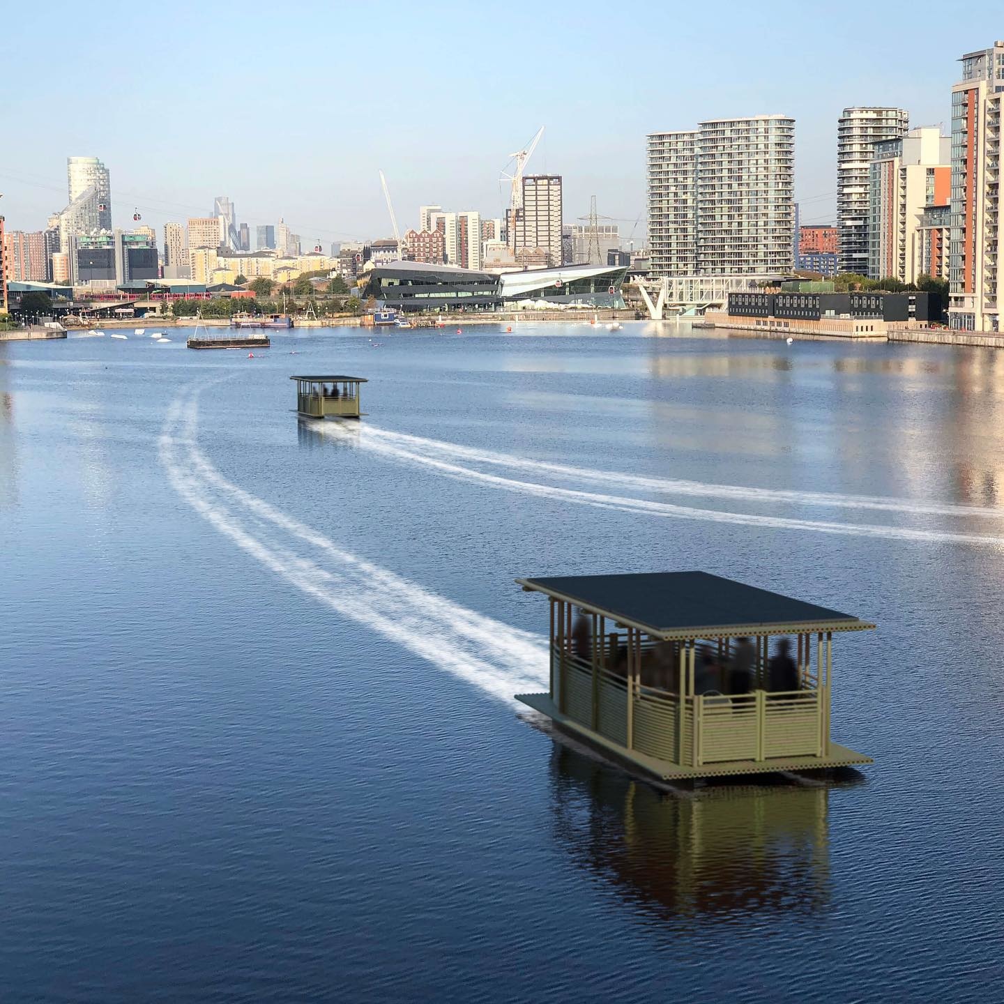 Taxiuri electrice pe apă... din bambus